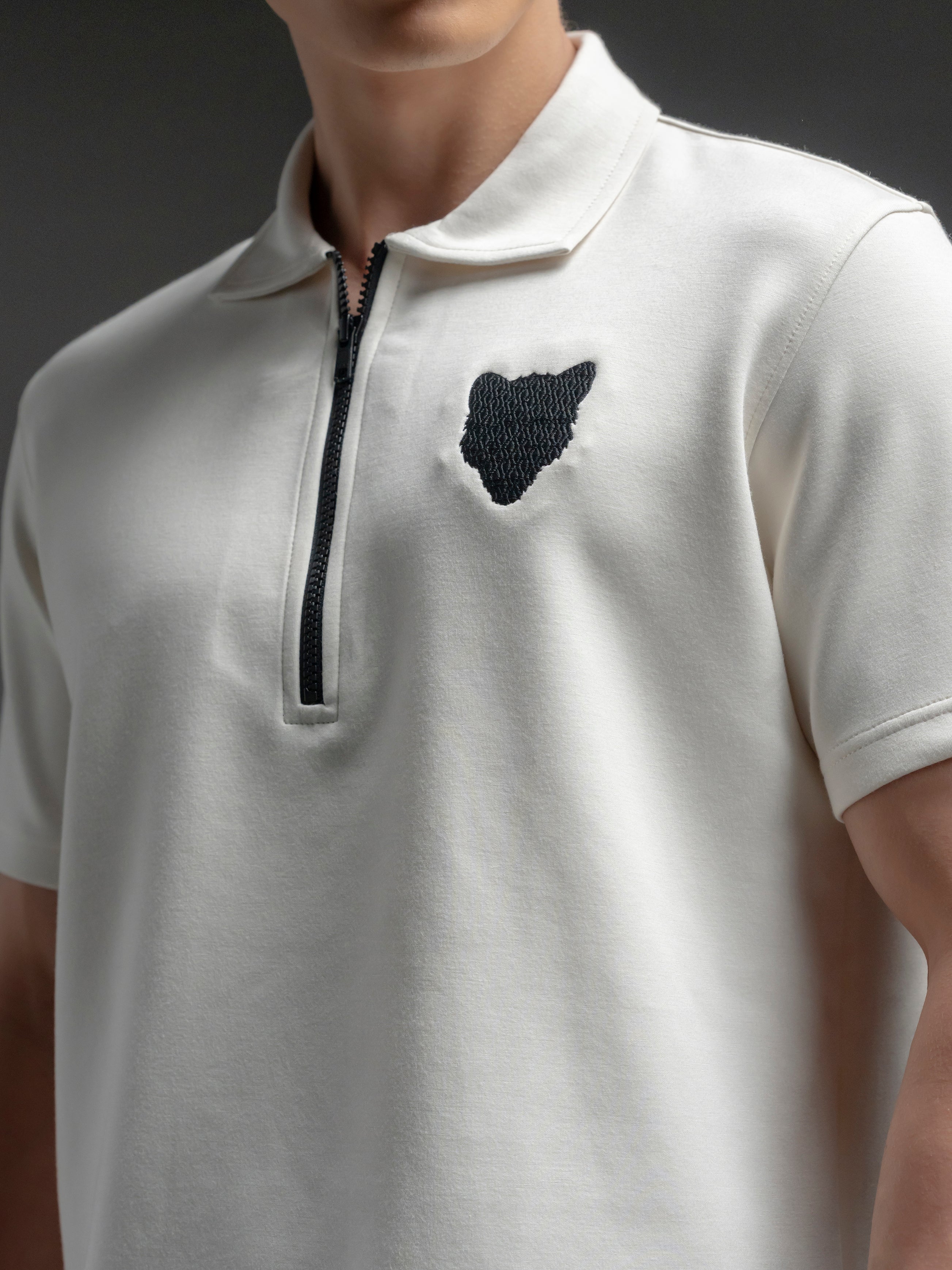 Zipper Polo Shirt