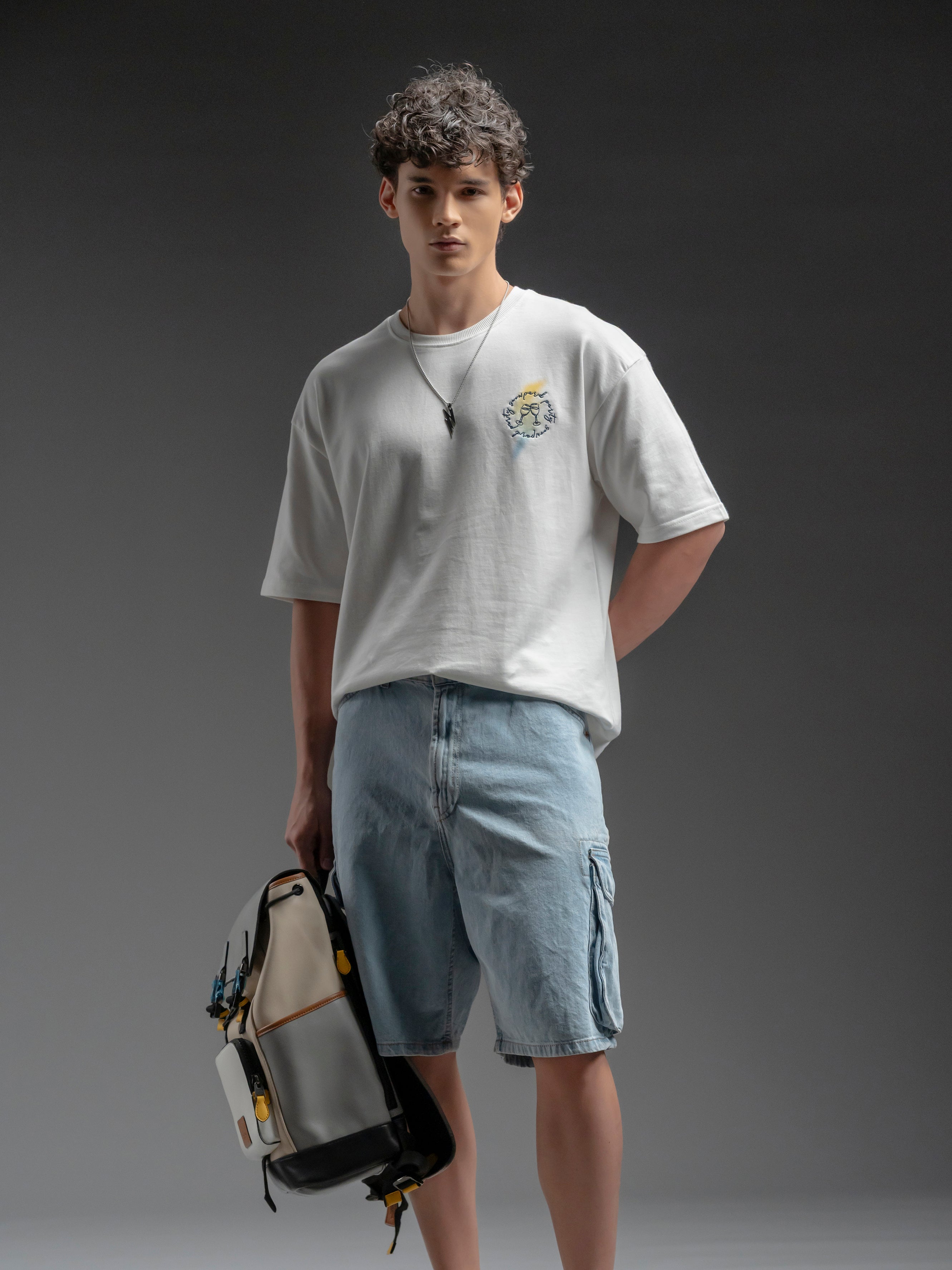 SNOWPARD Graphic Cotton T-Shirt Off White - Lifestyle | Designer Men's Fashion India