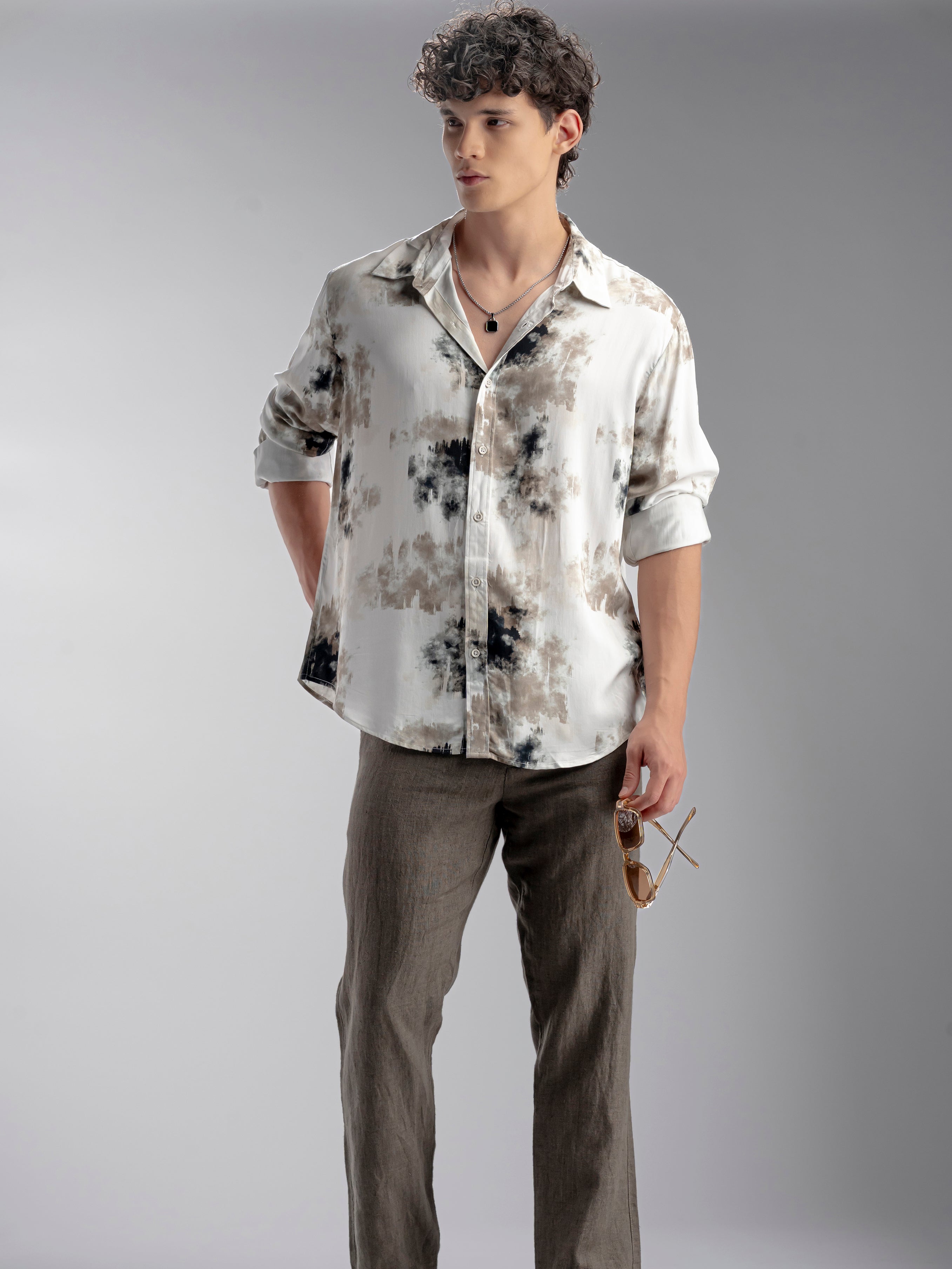 Abstract Print Shirt