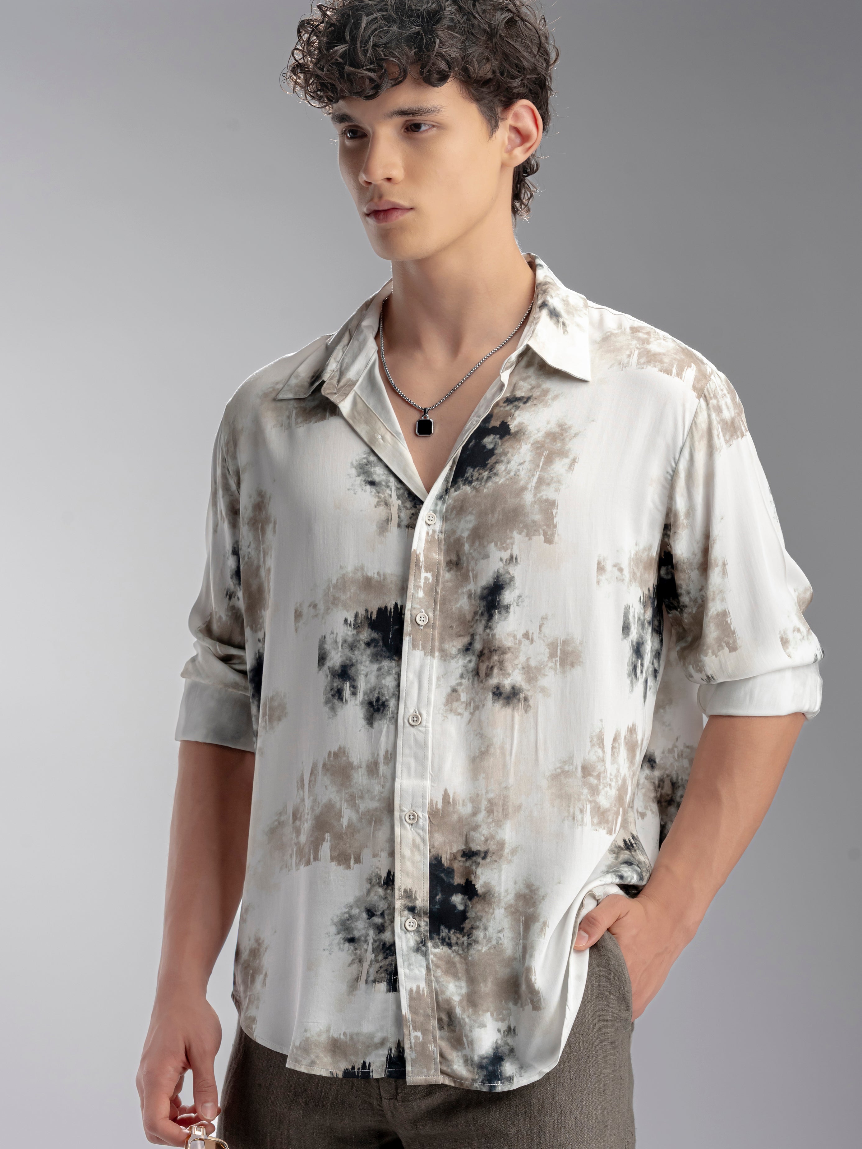 Abstract Print Shirt