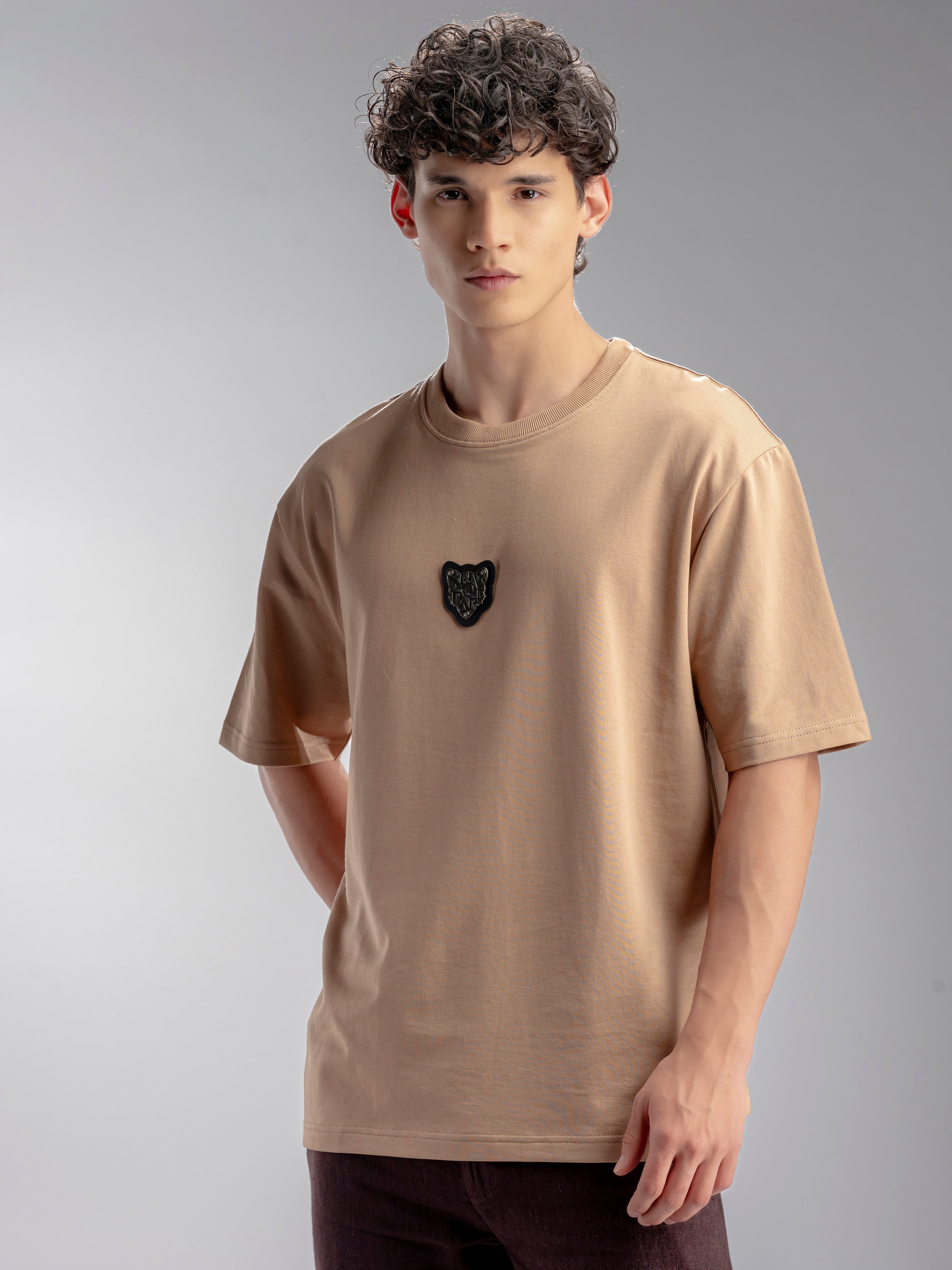 Metal Badge Supima Cotton T-Shirt