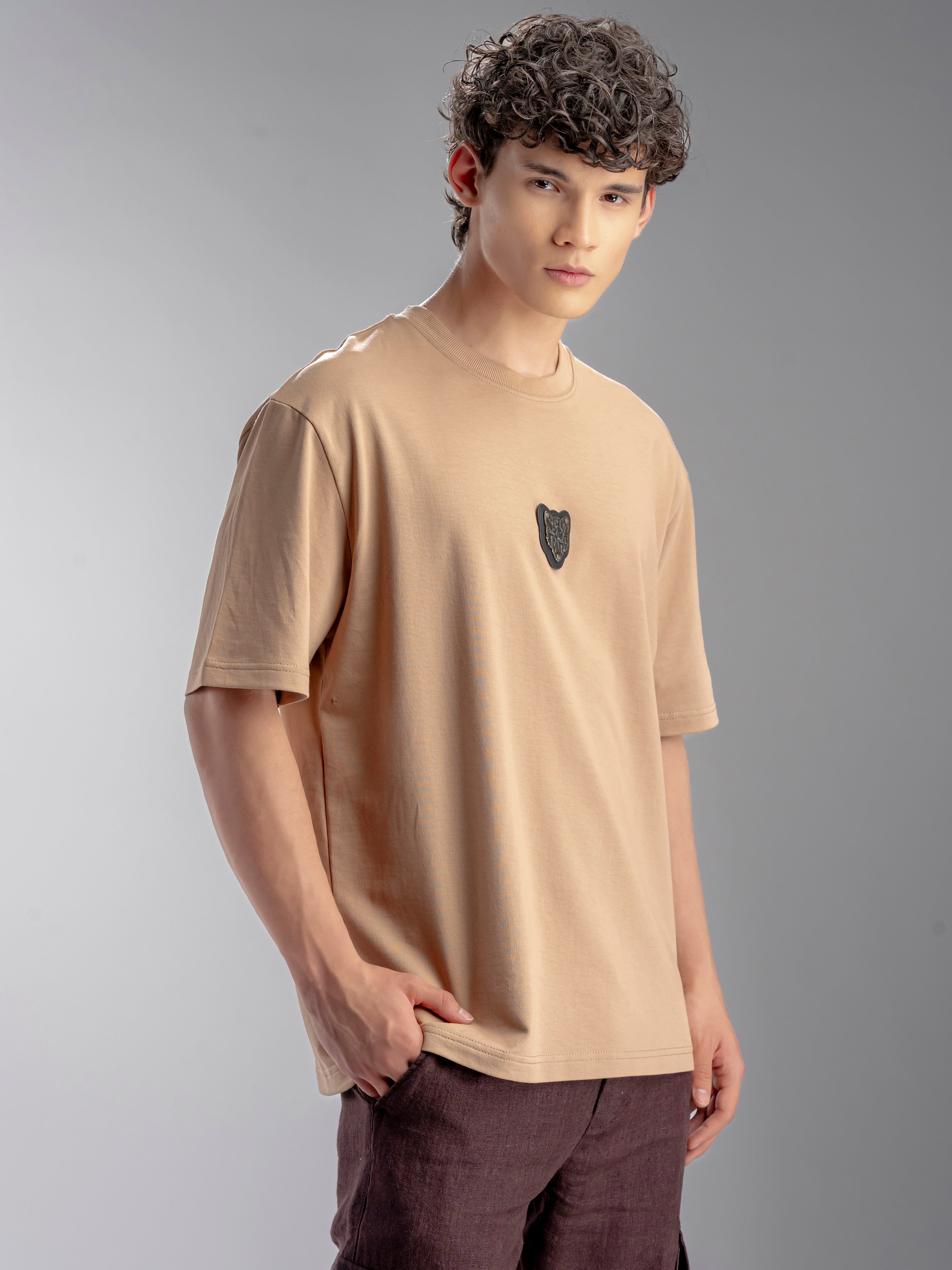 Metal Badge Supima Cotton T-Shirt