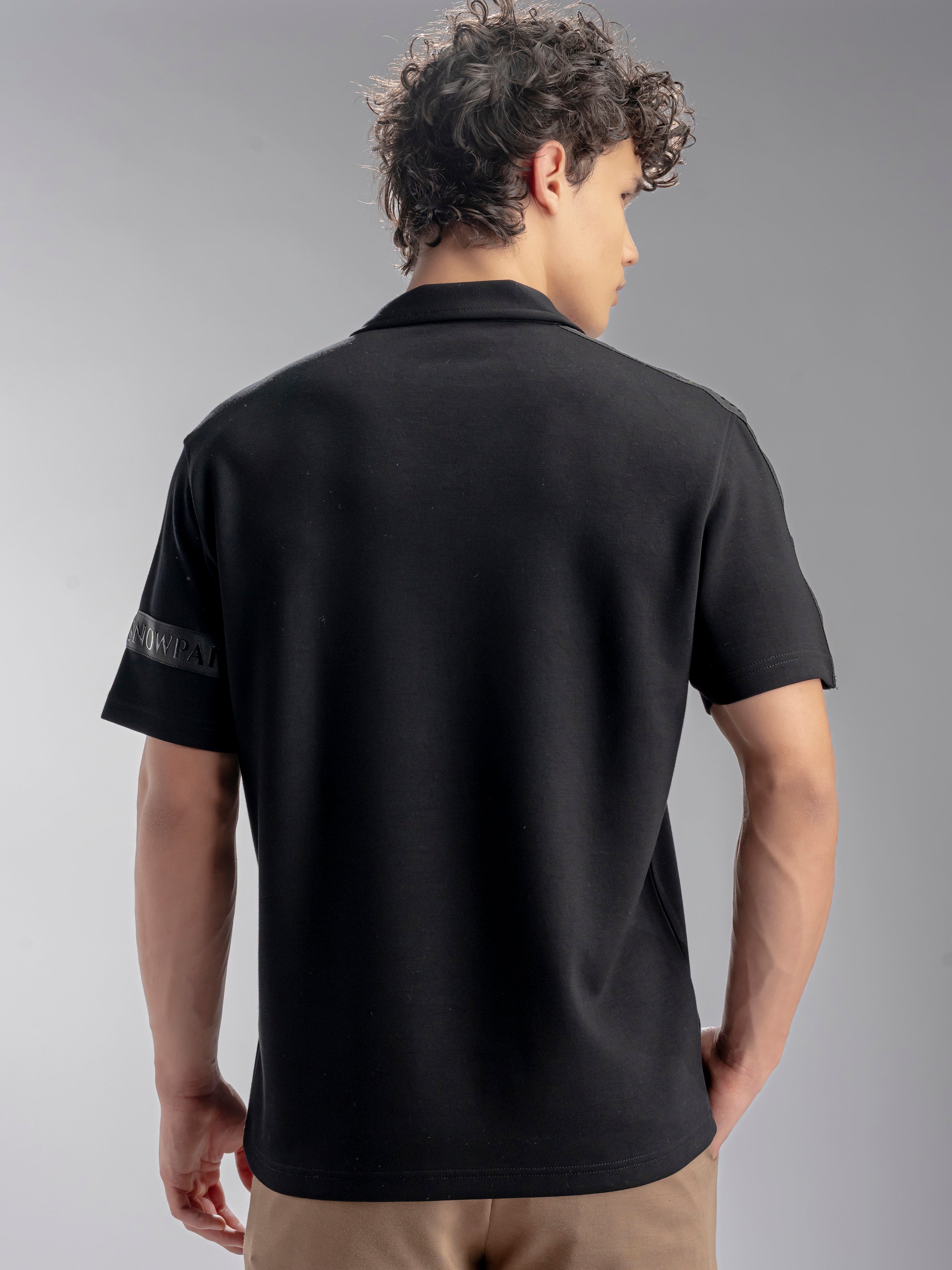 Zipper Polo Shirt