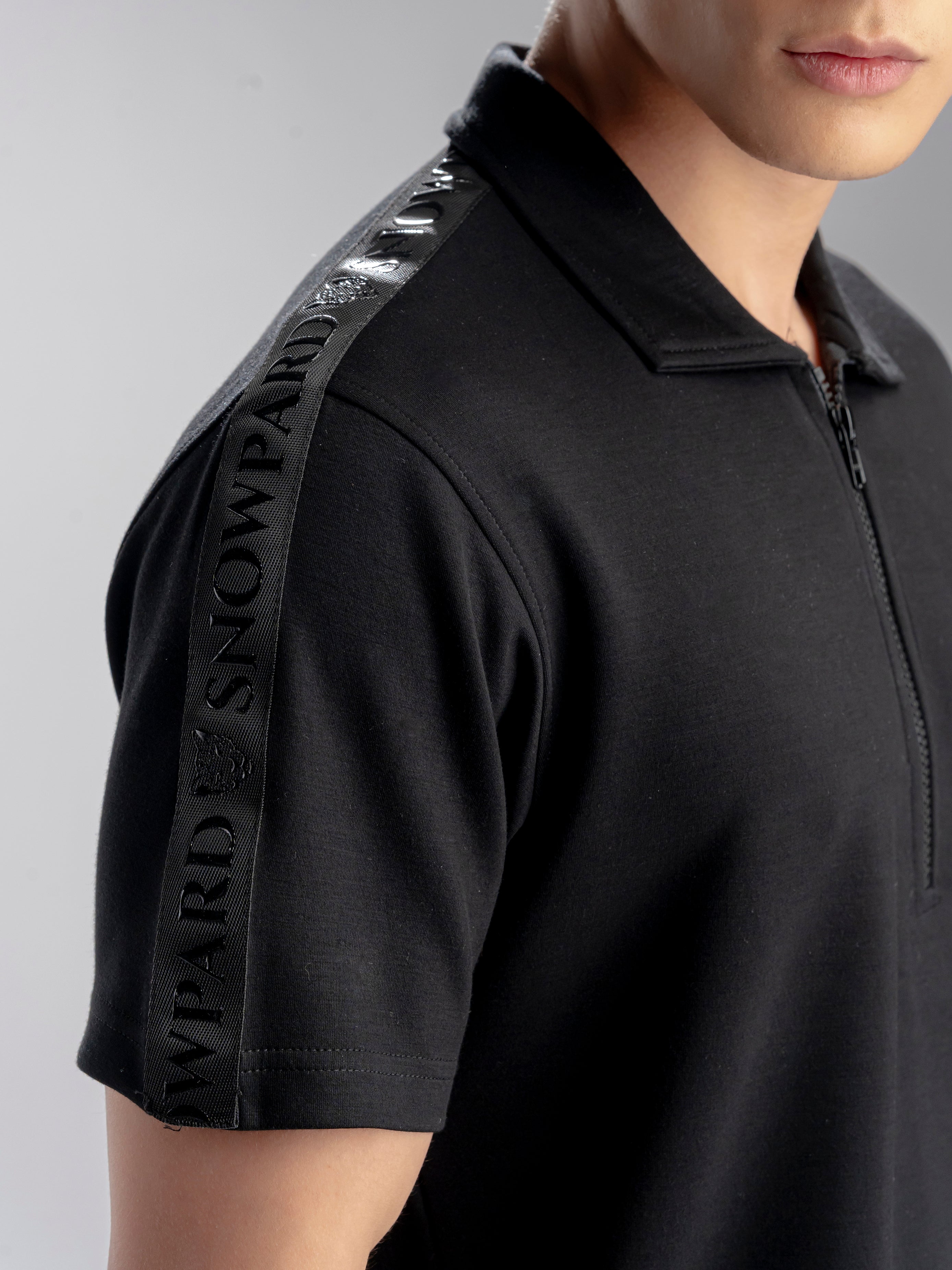 Zipper Polo Shirt