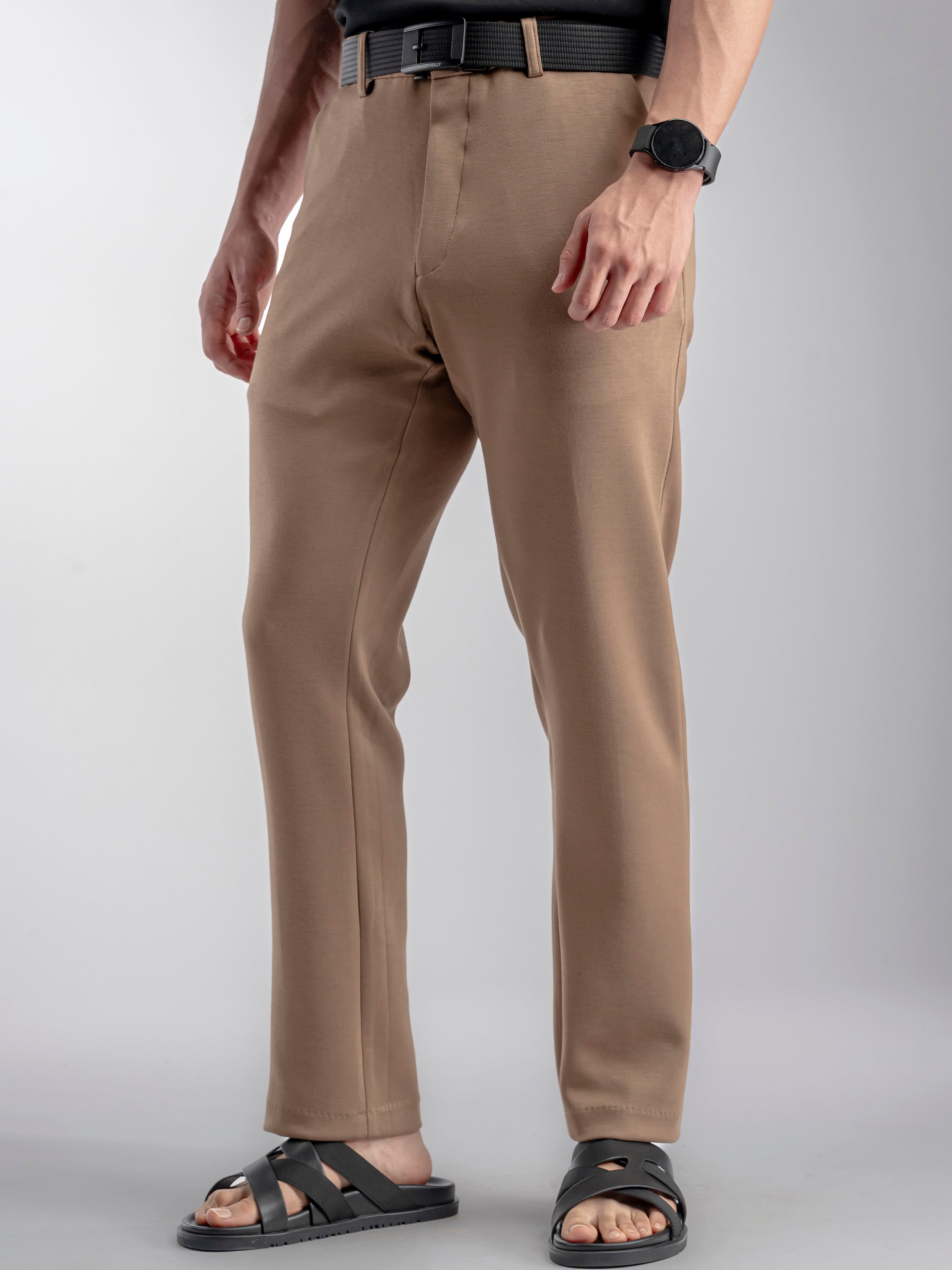 Person wearing beige pants