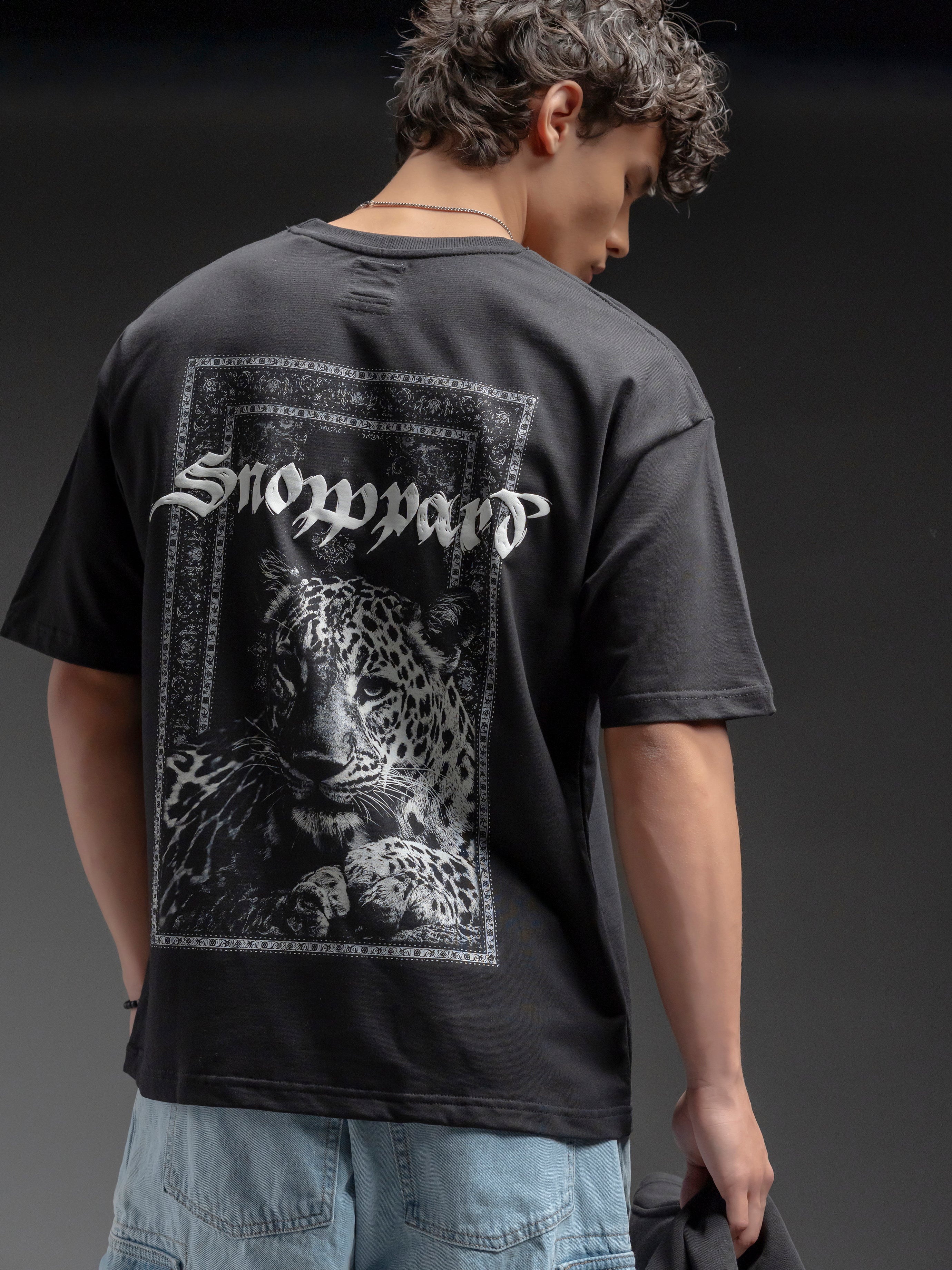 Oversized Graphic Cotton T-Shirt