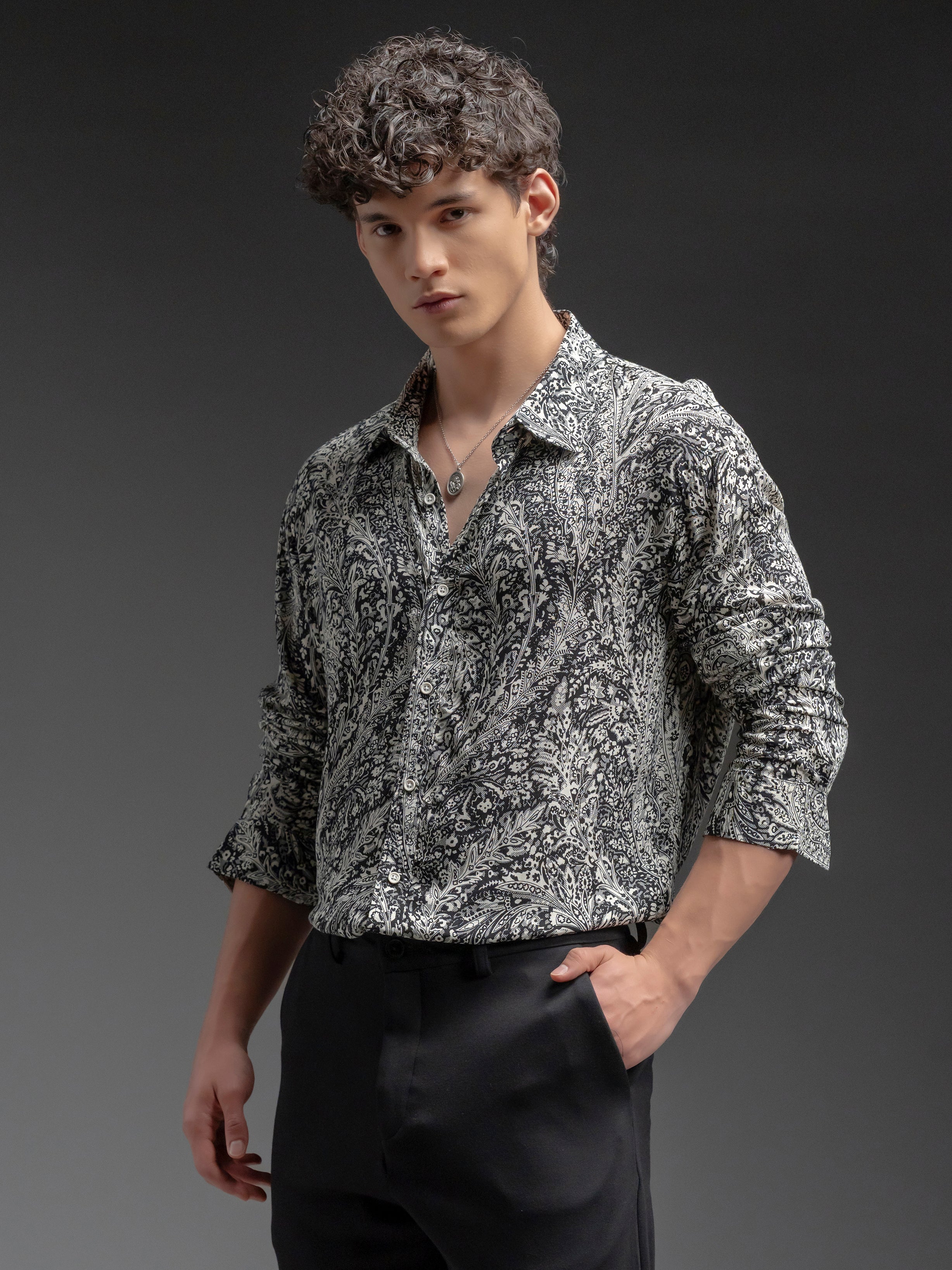 Paisley Print Shirt