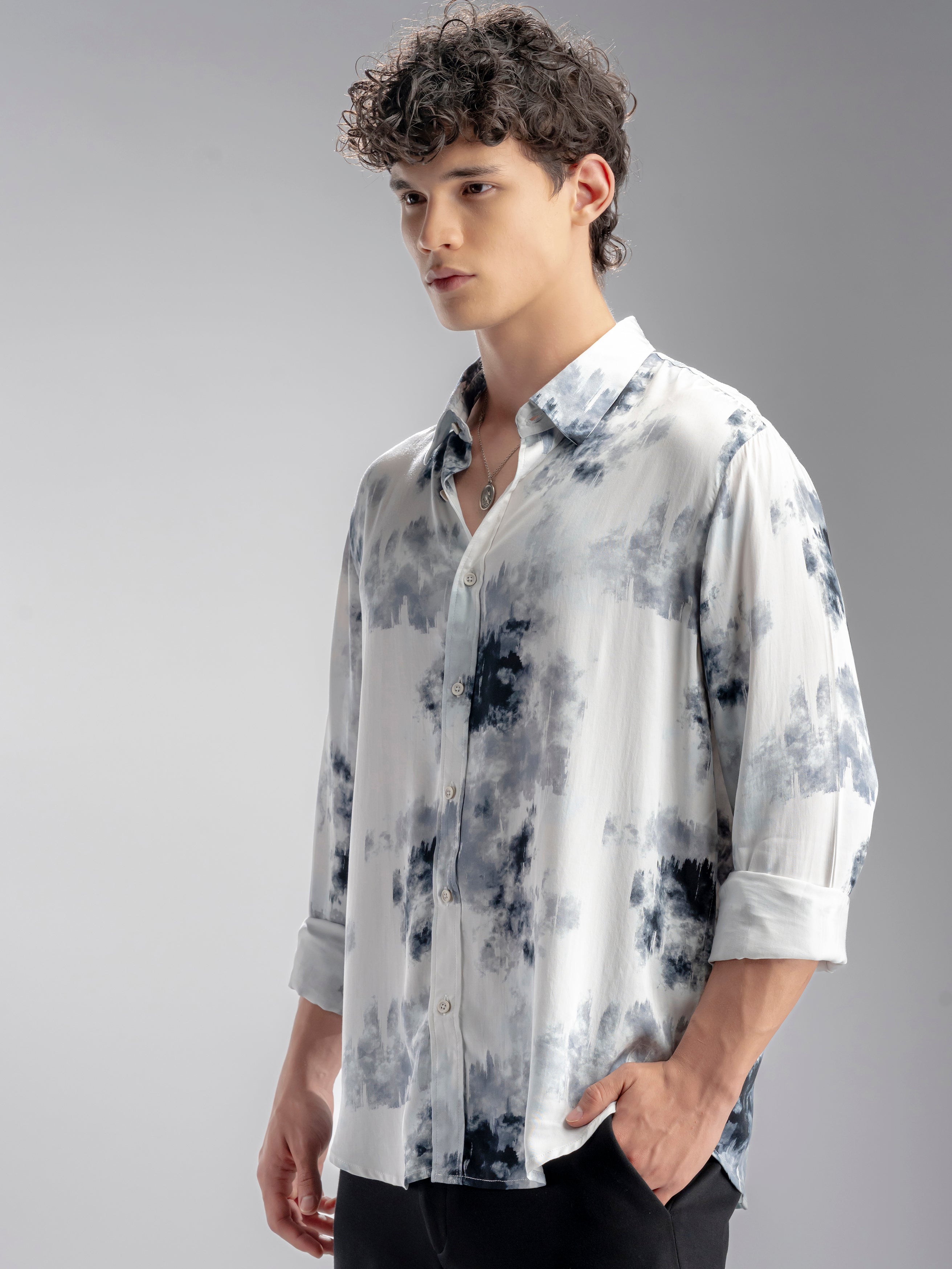 Abstract Print Shirt